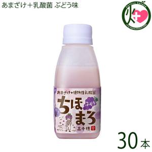 ギフト あまざけ 乳酸菌 ちほまろ ぶどう 150g×30本 まろうど酒造 宮崎県 甘酒 米麹 砂糖不使用 ノンアルコール 林修の今でしょ講座｜kenko-batake