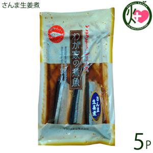 さんま生姜煮 4切れ×5P マルトヨ食品 宮城 土産 人気 生姜の効いた味噌煮魚 惣菜 おかず 骨まで丸ごと食べられる DHA ビタミンA カルシム 条件付き