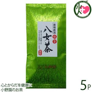 産直八女茶 90g×5袋 お茶の小野園 国産 福岡産 緑茶 煎茶 日本茶 心とからだを健康に 小野園のお茶 条件付き