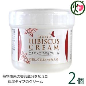 ハイビスカス保湿クリーム 100g×2個 沖縄ウコン販売 沖縄 土産 人気 保湿クリーム ビタミン ミネラル