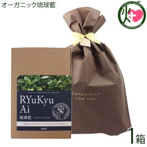 ダークブラウン オーガニック琉球ヘナ＆琉球藍 100g 国産ヘナ 沖縄産