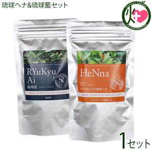 ダークブラウン オーガニック琉球ヘナ＆琉球藍 100g 国産ヘナ 沖縄産