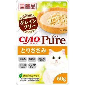 いなばペットフード CIAO Pure とりささみ 60gパウチ