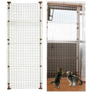 マルカン 猫網戸脱走防止フェンスL [CT-268]