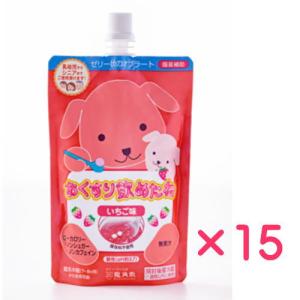 送料無料　おくすり飲めたね　いちご味　200g ×15　優良配送
