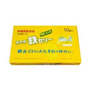 サヤカ 鉄 ゼリー Ｒ 蜂蜜レモン味  (30g×10)×12  送料無料｜kenko-depart