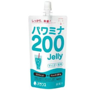 バランス　パワミナ200ゼリー　サイダー風味　120g×24　【栄養】