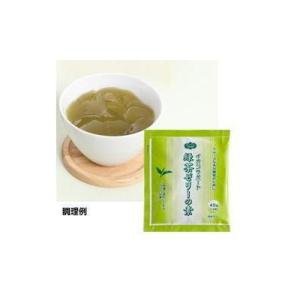 ヘルシーフード　イオンサポート　お茶シリーズ　緑茶ゼリーの素　40ｇ×48袋　【栄養】