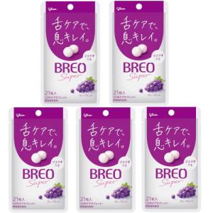 BREO SUPER グレープミント 17g×5袋　ネコポス発送　送料無料｜健康デパート.com