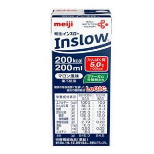 インスロー マロン風味 200mL×24 明治...の詳細画像1