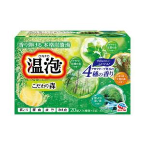 アース製薬 温泡 ONPO こだわり桃炭酸湯 45g×20錠 : 健康