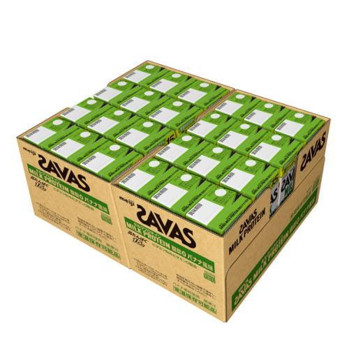 プロテイン　送料無料　明治　ザバス ミルクプロテイン　脂肪0 　バナナ風味　200ml×24本入（1...