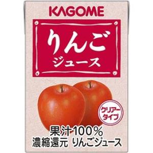カゴメ　りんごジュース　100ml×36｜kenko-depart