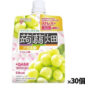 [マンナンライフ]クラッシュタイプの蒟蒻畑プラス マスカット味 150g x30個[機能性表示食品](こんにゃくゼリー)｜kenko-ex2