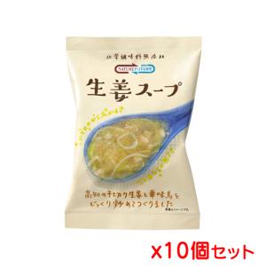 コスモス食品 Nature Future 生姜スープ 10.6g x10個セット｜kenko-ex2