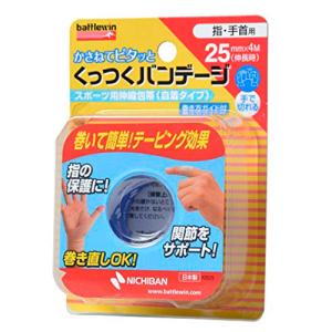 ニチバン バトルウィン くっつくバンデージ 25mmX4m(伸長時) 1ロール
