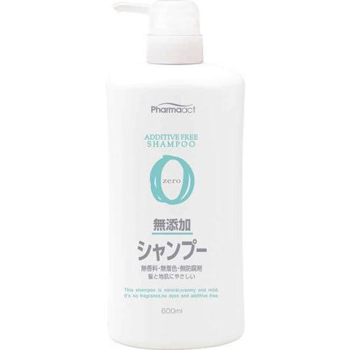 熊野油脂 ファーマアクト 無添加シャンプー ボトル 600mL PHARMA ACT