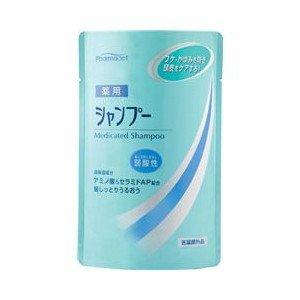 熊野油脂 ファーマアクト 弱酸性薬用シャンプー 詰替え 400mL PHARMA ACT｜kenko-ex2