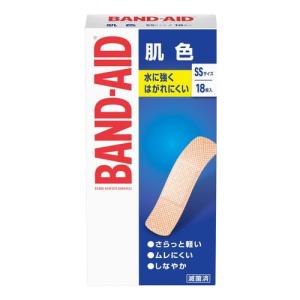 【ゆうパケット配送対象】Kenvue(ケンビュー) BAND-AID バンドエイド 救急絆創膏 肌色 SSサイズ 18枚(ばんそうこう)(ポスト投函 追跡ありメール便)｜kenko-ex2