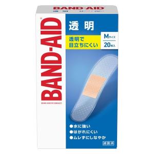 Kenvue(ケンビュー) BAND-AID バンドエイド 救急絆創膏 透明 Mサイズ 20枚(ばんそうこう)｜kenko-ex2