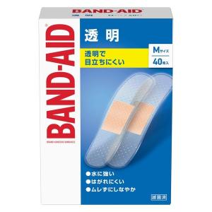 Kenvue(ケンビュー) BAND-AID バンドエイド 救急絆創膏 透明 Mサイズ 40枚(ばんそうこう)｜kenko-ex2