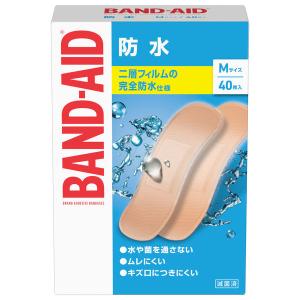 Kenvue(ケンビュー) BAND-AID バンドエイド 救急絆創膏 防水 Mサイズ 40枚(ばんそうこう)｜kenko-ex2