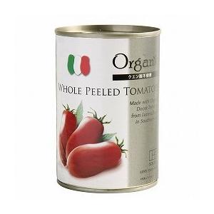 創健社】業務用有機ホールトマト缶 2.5kg (缶詰)(大容量)※凹みやラベル