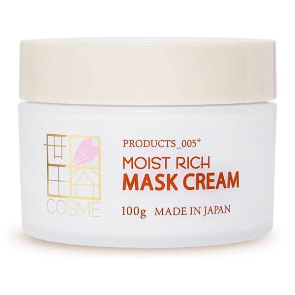 [世田谷コスメ]モイストリッチマスククリーム 100g (大容量 フェイスクリーム 濃厚保湿 無添加...