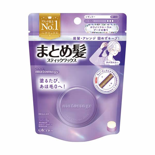 [ウテナ]マトメージュ まとめ髪スティックレギュラー ホワイトフローラルブーケ 13g