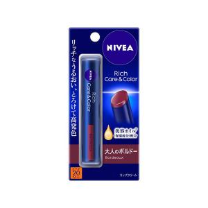 NIVEA（ニベア） 花王 リッチケア＆カラーリップ ボルドー SPF20 PA++