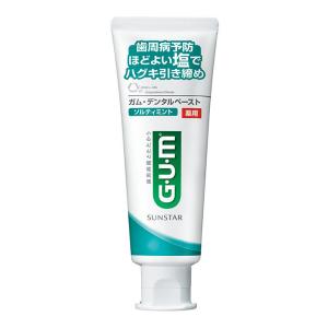 [サンスター]GUM ガム 薬用 デンタルペースト ソルティミント スタンディングタイプ 150g[医薬部外品](ハミガキ 歯みがき 歯磨き粉 デンタルケア)