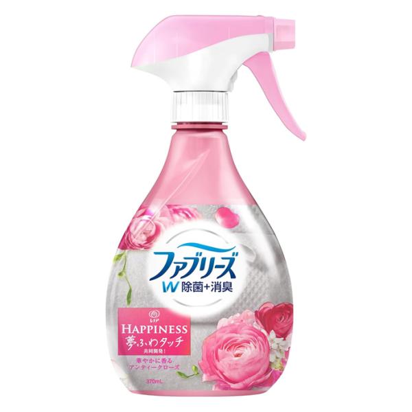 [P＆G]ファブリーズ withレノアハピネス アンティークローズ&amp;フローラルの香り 本体 370m...