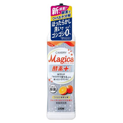 [ライオン]チャーミーマジカ Magica 食器用洗剤 酵素+ フルーティオレンジの香り 本体 22...