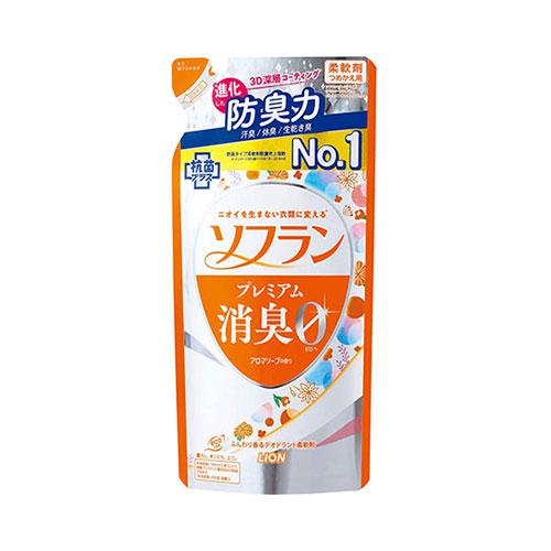 [ライオン]ソフラン プレミアム消臭 アロマソープの香り 柔軟剤 詰め替え 420mL