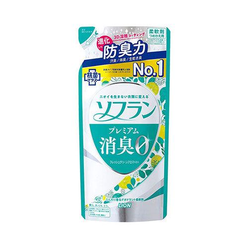 [ライオン]ソフラン プレミアム消臭 フレッシュグリーンアロマの香り 柔軟剤 詰め替え 420mL