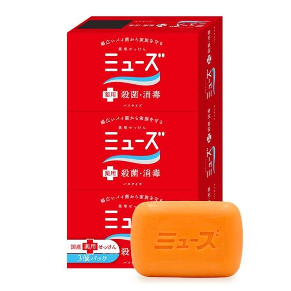 [ミューズ]石鹸バスサイズ 135g 3個パック[医薬部外品](薬用石鹸 石けん セッケン 固形石鹸...