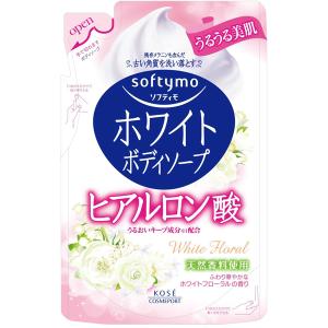 [KOSE]コーセー ソフティモ ホワイト ボディソープ ヒアルロン酸 詰替 420ml(つめかえ 液体 お風呂 ボディケア)｜kenko-ex2