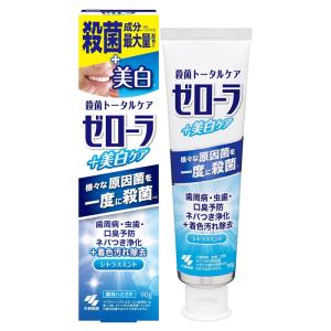 小林製薬 ゼローラ＋美白ケア90g(歯磨き粉 美白 殺菌)[医薬部外品]
