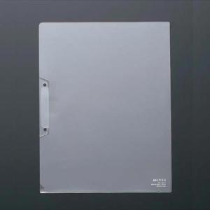 [LIHIT LAB]リヒトラブ クリヤーホルダー(ストッパー付) A4S 2穴 乳白 F-120-...