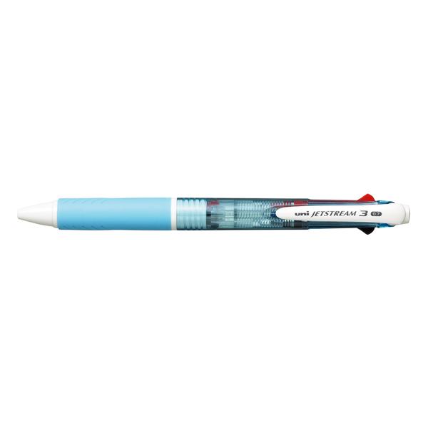 【ゆうパケット配送対象】[三菱鉛筆]ジェットストリーム 3色ボールペン 0.7mm 水色[SXE34...