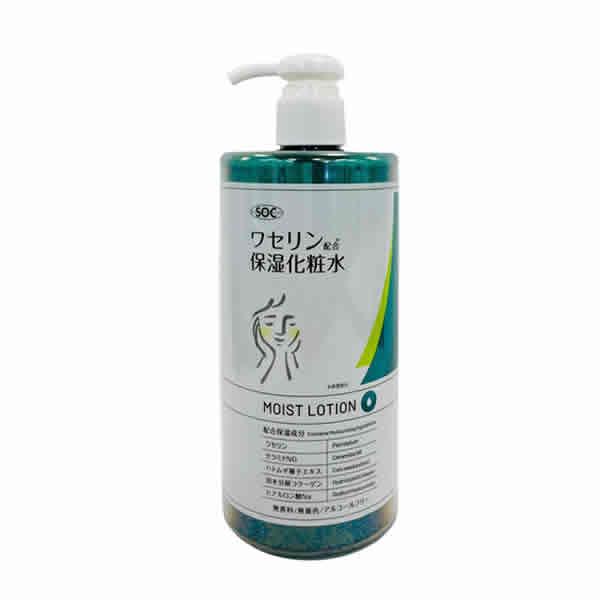 [渋谷油脂] SOC ワセリン配合保湿化粧水 500ml (無香料・無着色・アルコールフリー)