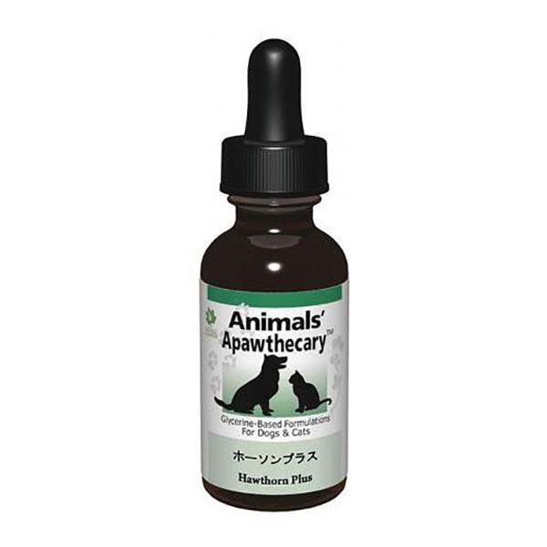 Animals Apawthecary 犬 猫 ホーソンプラス 1オンス 29.5ml(犬猫用サプリ...