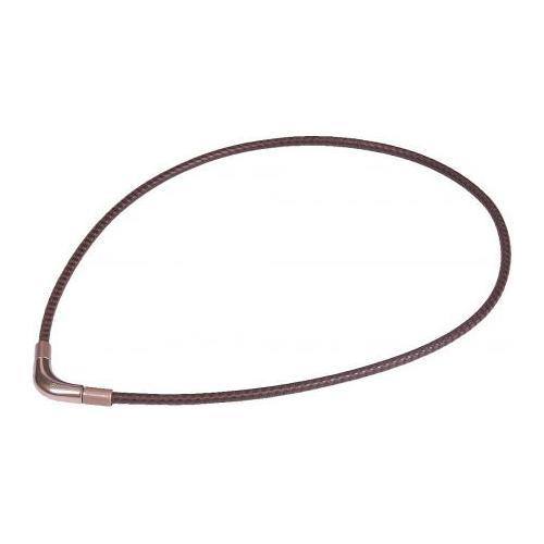 ファイテン PHITEN ネック メタックス(チョッパー)ブラウン 40cm ネックレス ビジネス ...