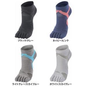 【ゆうパケット配送対象】Phiten ファイテン レディース 5本指 22-24cm ボディーケア ソックス ソッキング 足王 靴下 スポーツ専用ソックス ケア 吸水速乾 抗・