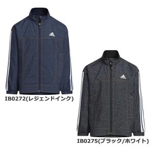 【送料無料】adidas アディダス デニムジャケット　キッズ YB24/7 上着 ウィンドブレーカー 子ども用 WJKT BUK49｜kenko-ex2