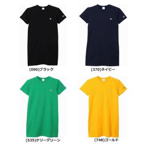 Champion(チャンピオン) キッズ ショートスリーブ ワンピース SHORT SLEEVE ONEPIECE DRESS ガールズ 半袖 トップス ワンポイントロゴ ポケット付き 学校 普段｜kenko-ex2