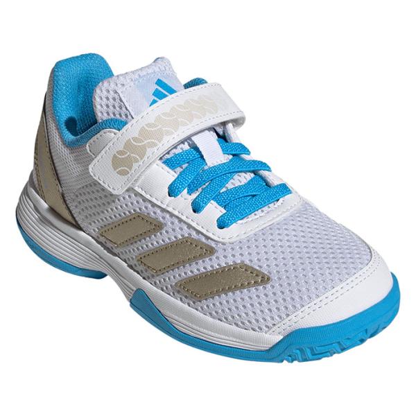 【送料無料】adidas アディダス ボーイズ コートフラッシュ フックアンドループ テニスシューズ...