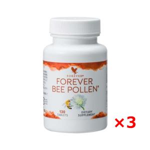 【3個セット】フォーエバー ビーポーレン(蜜蜂花粉)130粒×3コ[Forever Living P...