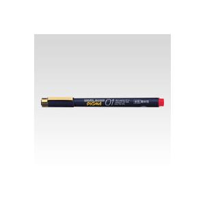 ピグマ [ESDK01#19] 1本 ０．１ｍｍ インク色：赤 (ゆうパケット配送対象)