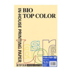 バイオトップカラー [BT401] 50枚 Ａ４判　５０枚入　１６０ｇ／ｍ２ 本体色：クリーム